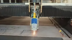 GH15B 22 mm Karbonlu Çelik Kesimi için Fiber Lazer Kesme Kafası