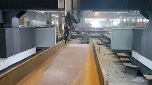 LCF20A Karbonlu Çelik I-Kriş Kesimi için Fiber Lazer Kesme Kafası