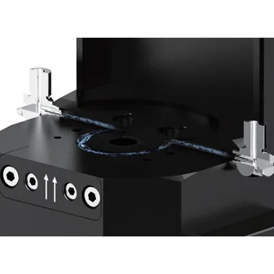 Sürekli çalışma için QBH su soğutmalı fiber girişi