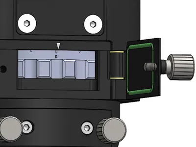 Hassas ayar için döner odak kontrolü