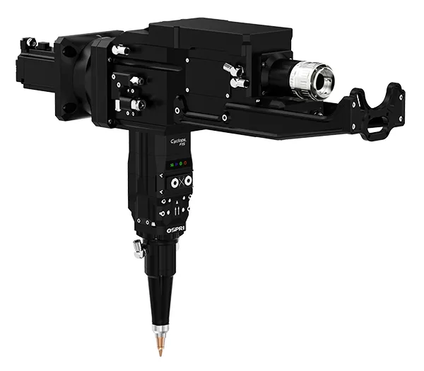 15 kW Fiber Lazer Pah Kesme Kafası (Sadece Sağ Açılara Salınım)